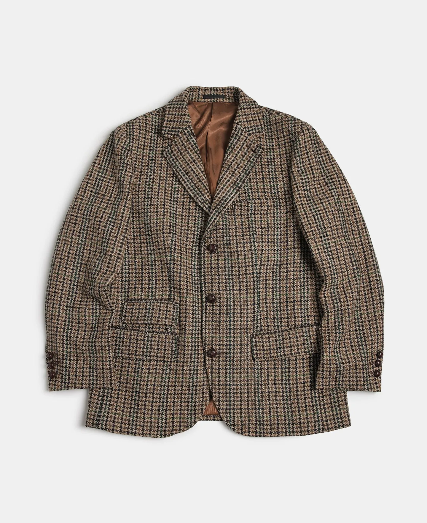 1950s Houndstooth Tweed Blazer