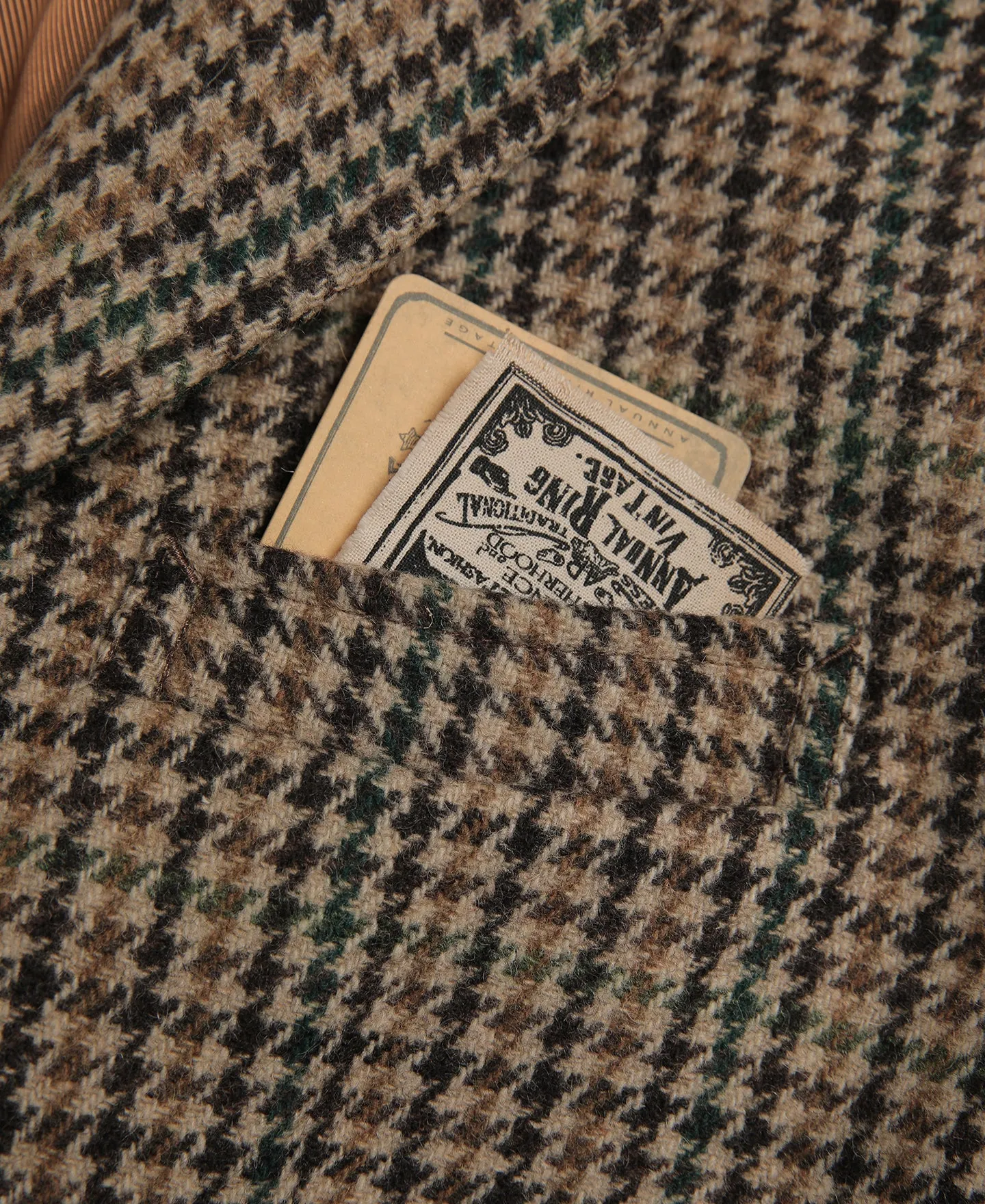 1950s Houndstooth Tweed Blazer