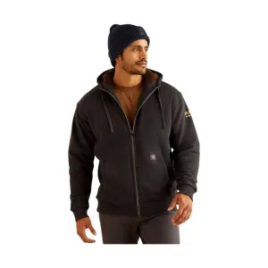 Ariat Men's Rebar All Weather Sherpa Lined Full Zip Hoodie - Charcoal Heather