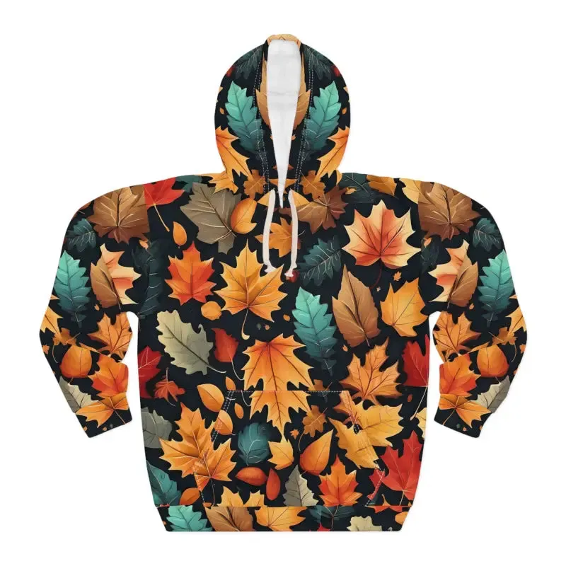 Autumn Leaves Aop Unisex Pullover Hoodie for Cozy Style