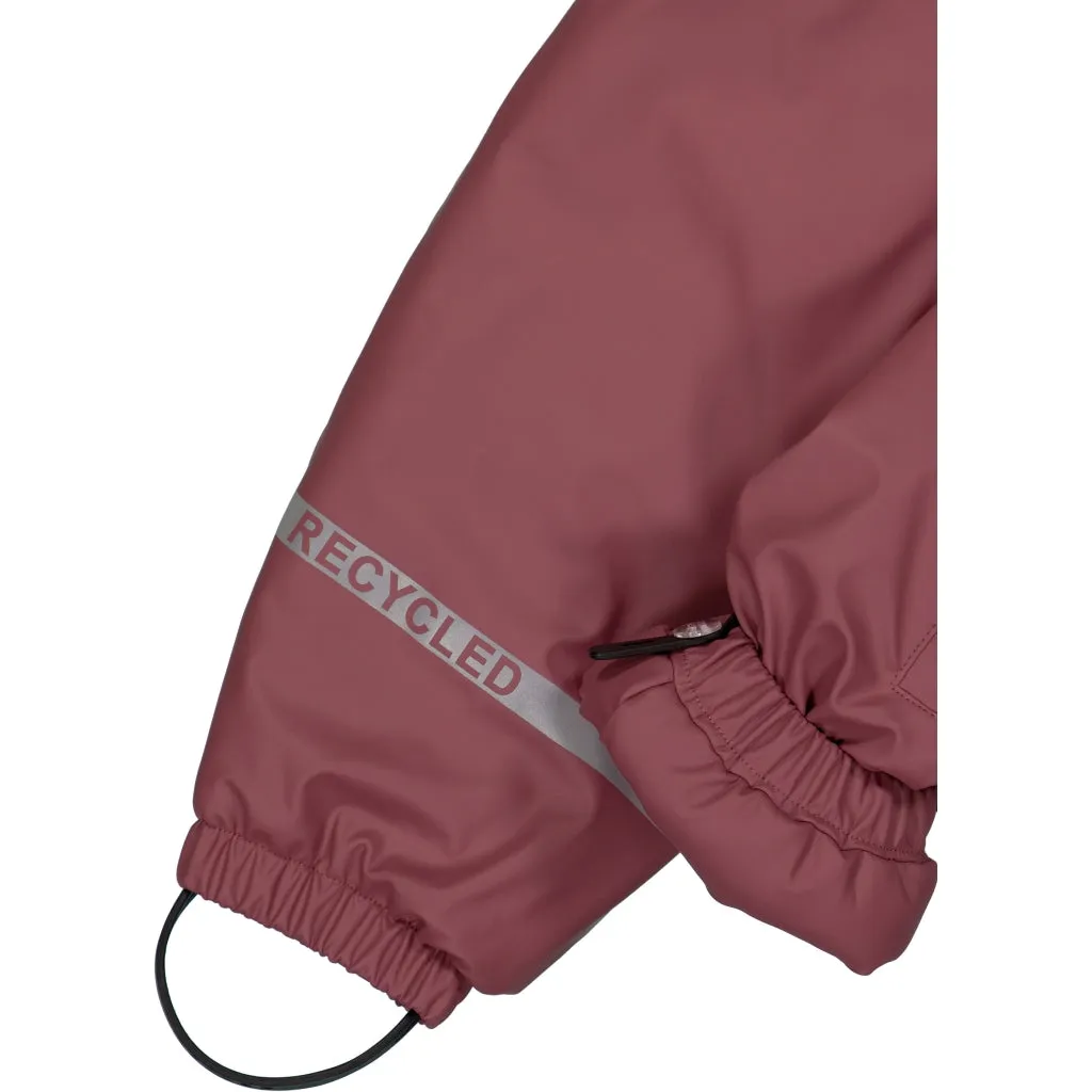 Baby PU Snowsuit - Rose Brown