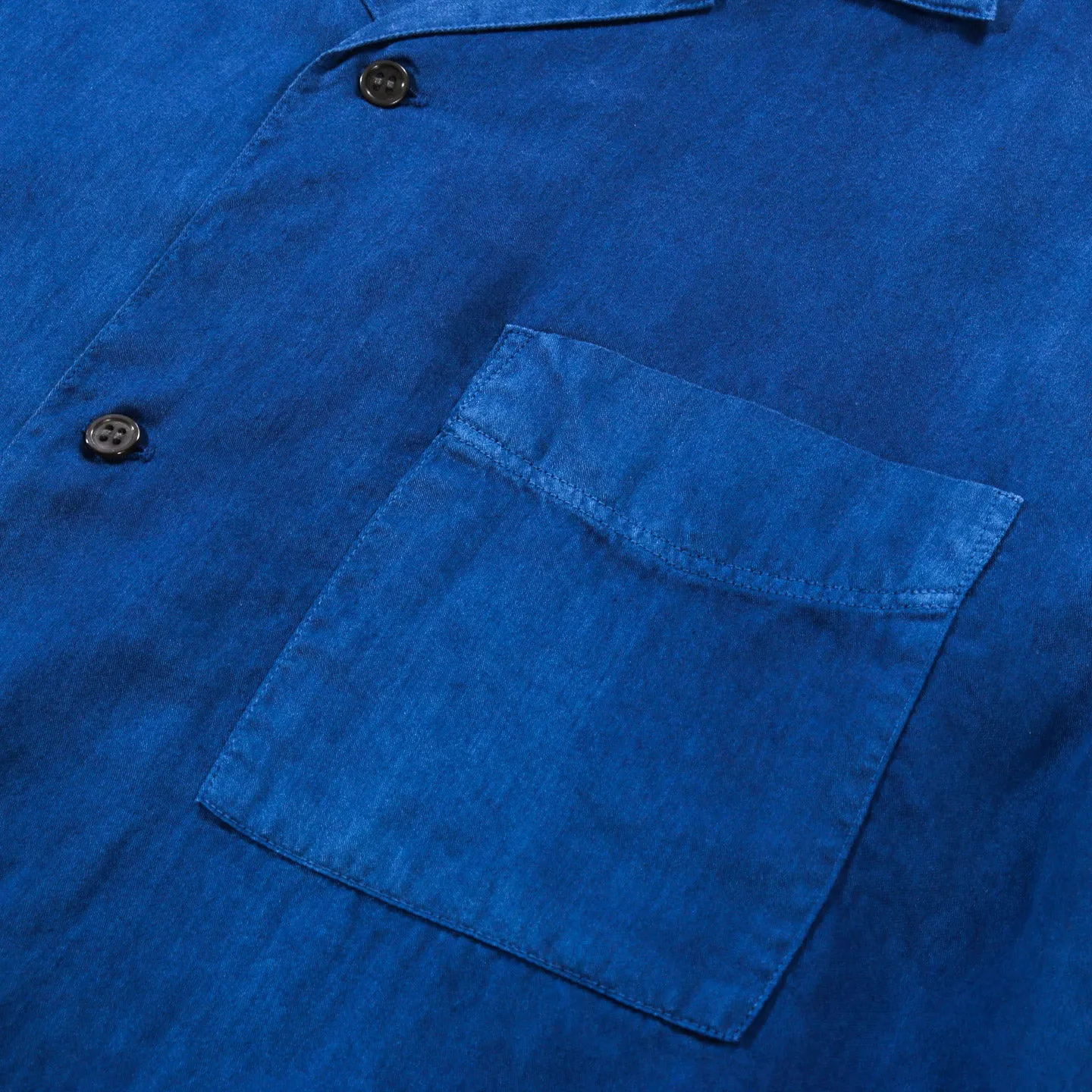 BLUE BLUE JAPAN PURE INDIGO HAND DYED SS SHIRT