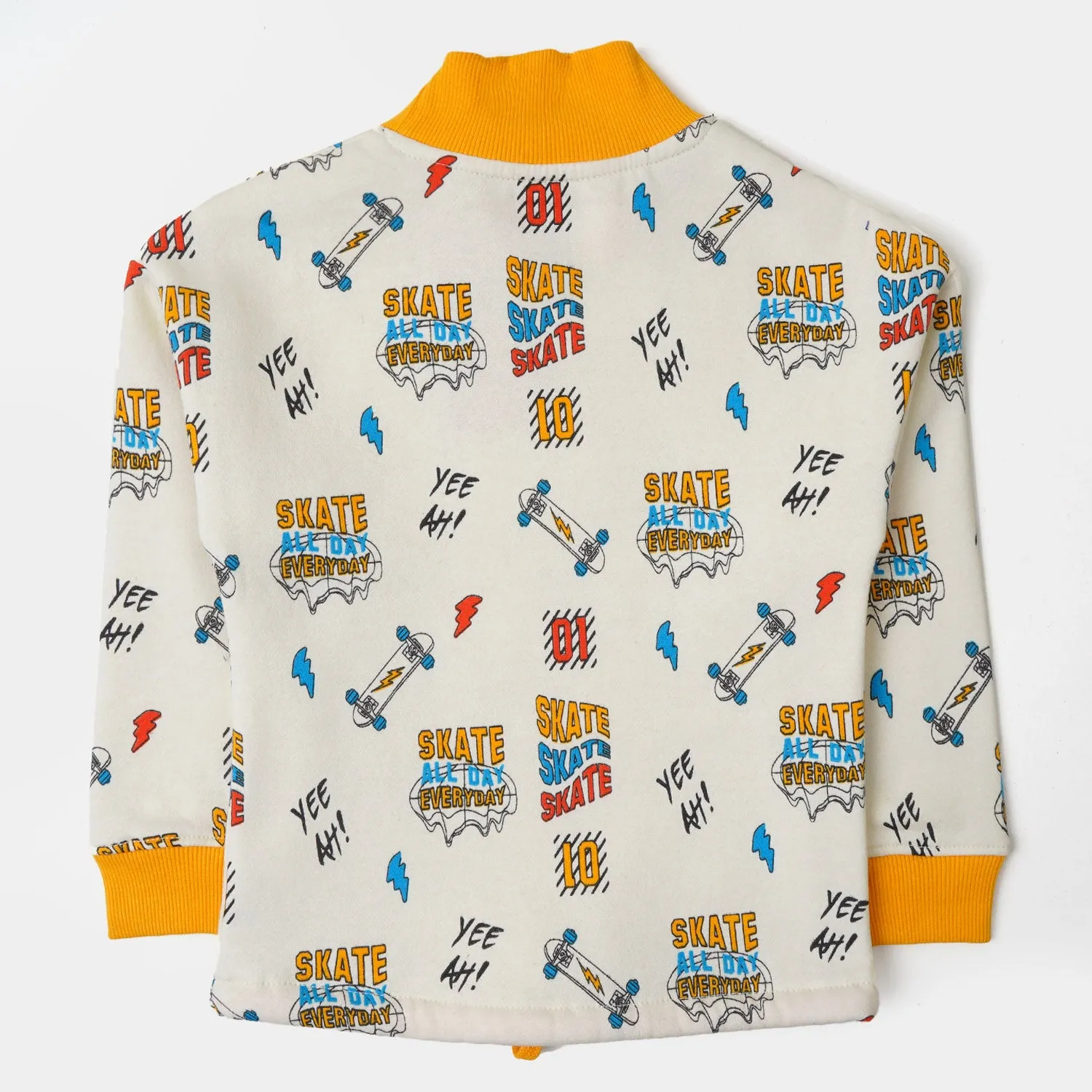 Boys Sweatshirt Skate - Winter White