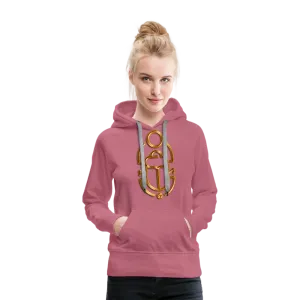 Brass Scarab 1 Women’s Premium Hoodie