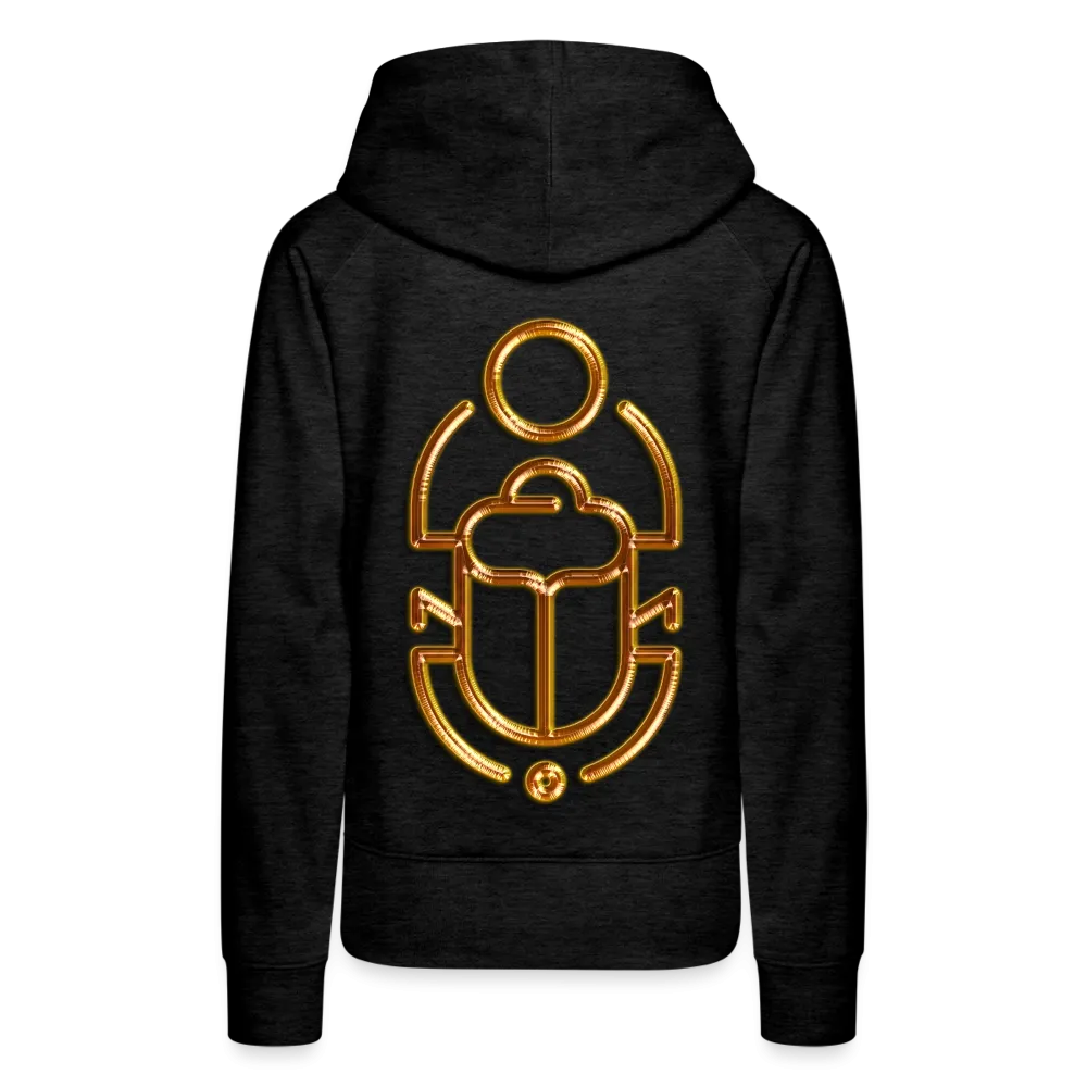 Brass Scarab 1 Women’s Premium Hoodie