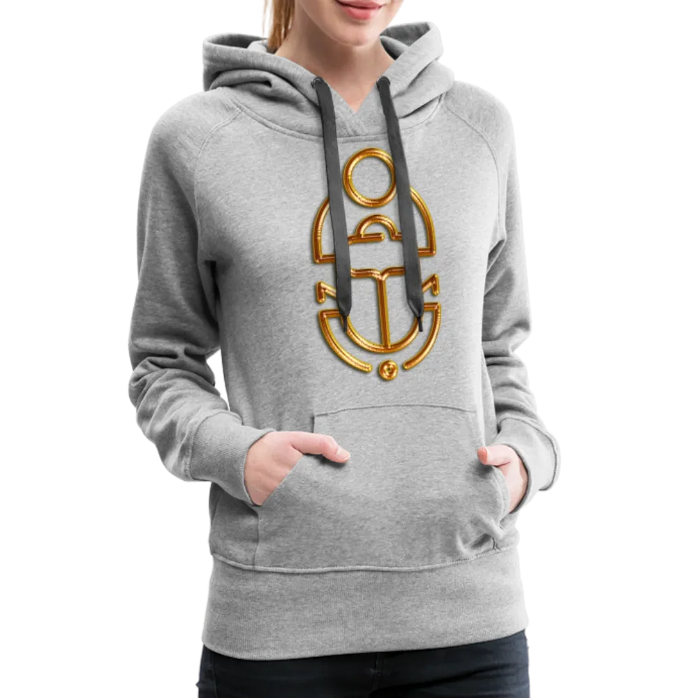 Brass Scarab 1 Women’s Premium Hoodie