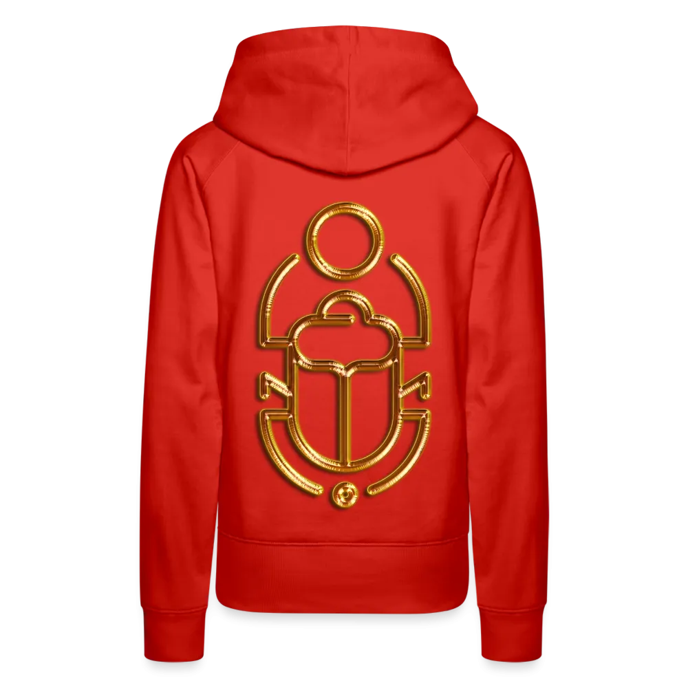 Brass Scarab 1 Women’s Premium Hoodie