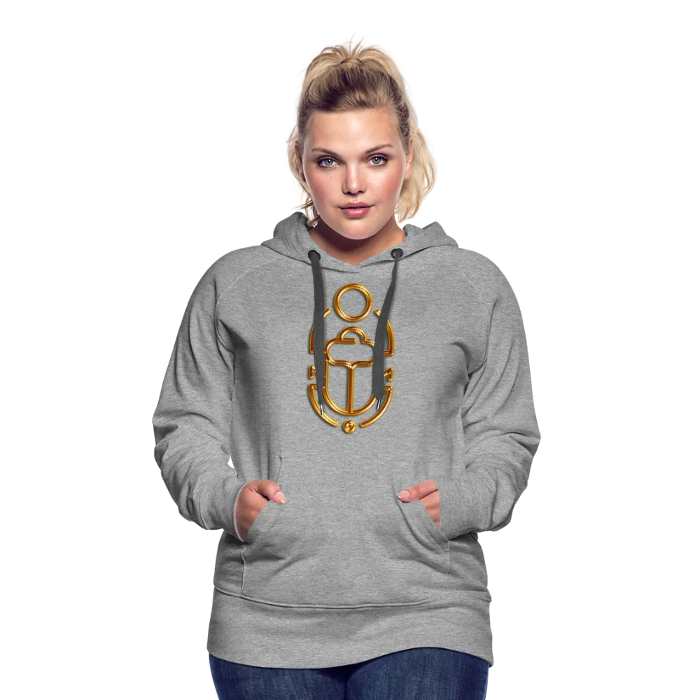 Brass Scarab 1 Women’s Premium Hoodie