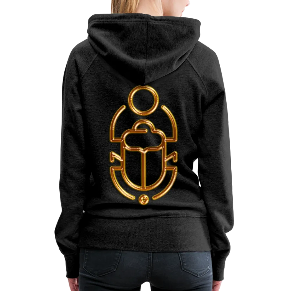 Brass Scarab 1 Women’s Premium Hoodie