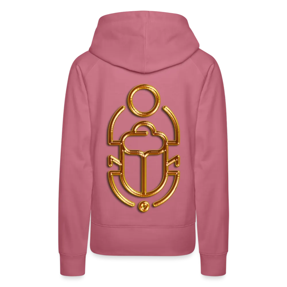 Brass Scarab 1 Women’s Premium Hoodie