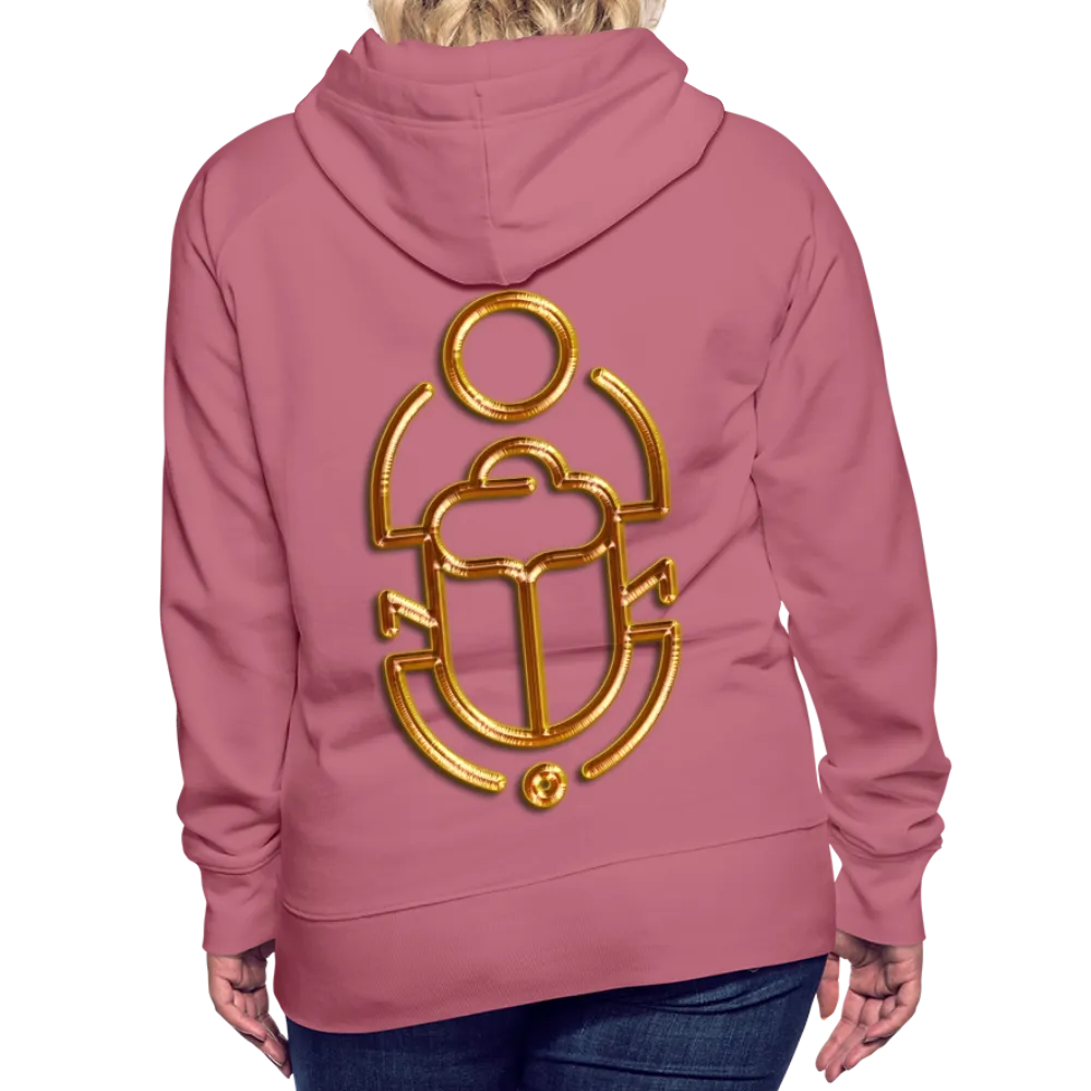 Brass Scarab 1 Women’s Premium Hoodie