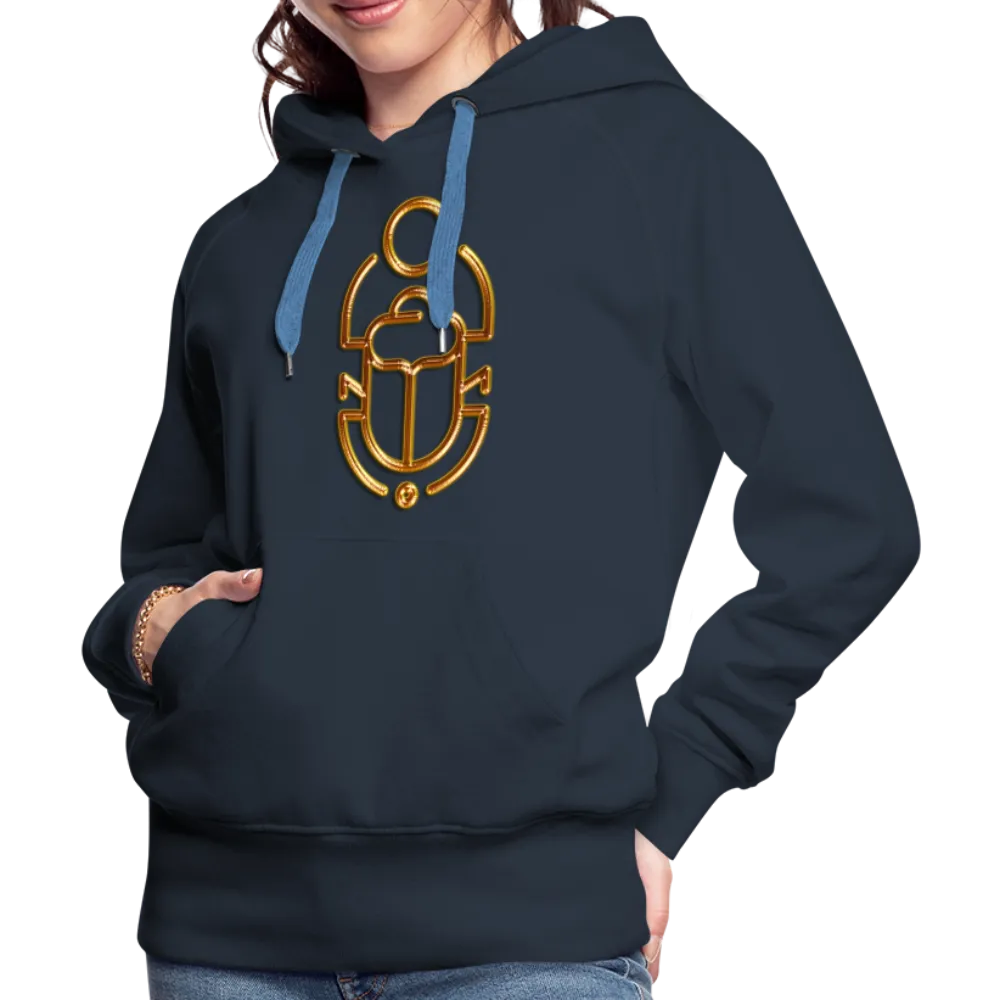 Brass Scarab 1 Women’s Premium Hoodie