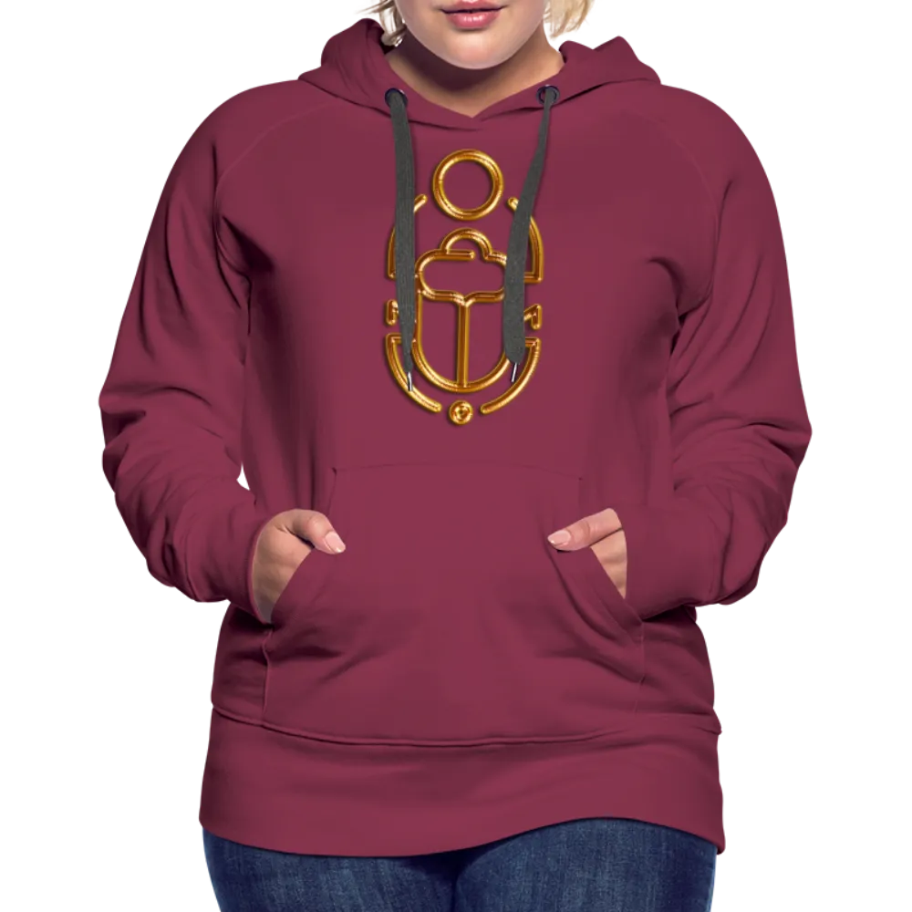 Brass Scarab 1 Women’s Premium Hoodie