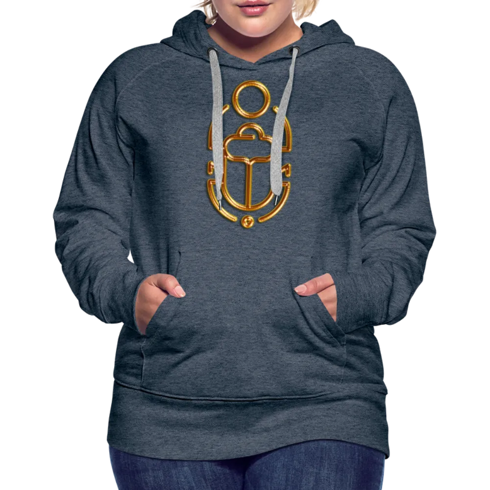 Brass Scarab 1 Women’s Premium Hoodie