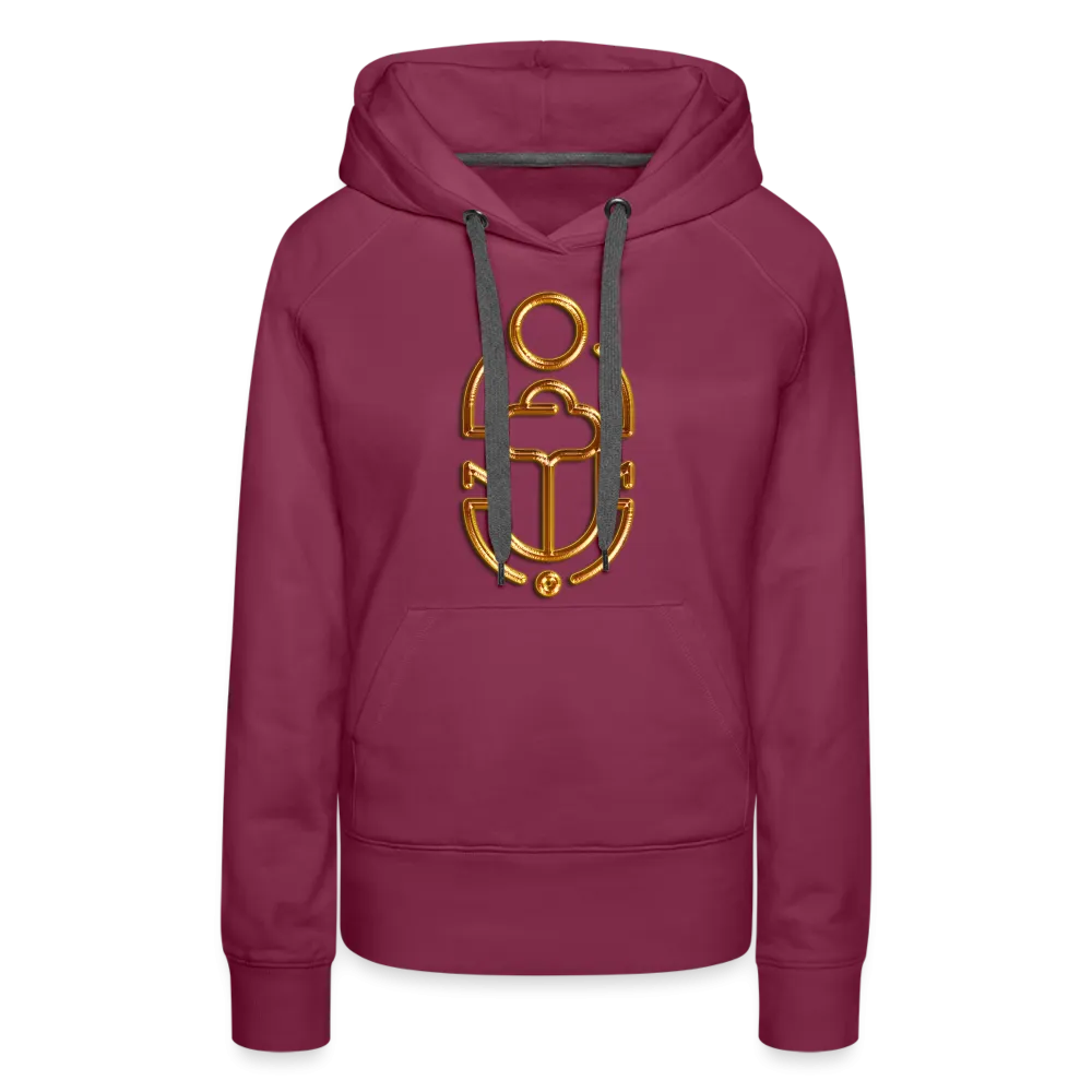 Brass Scarab 1 Women’s Premium Hoodie