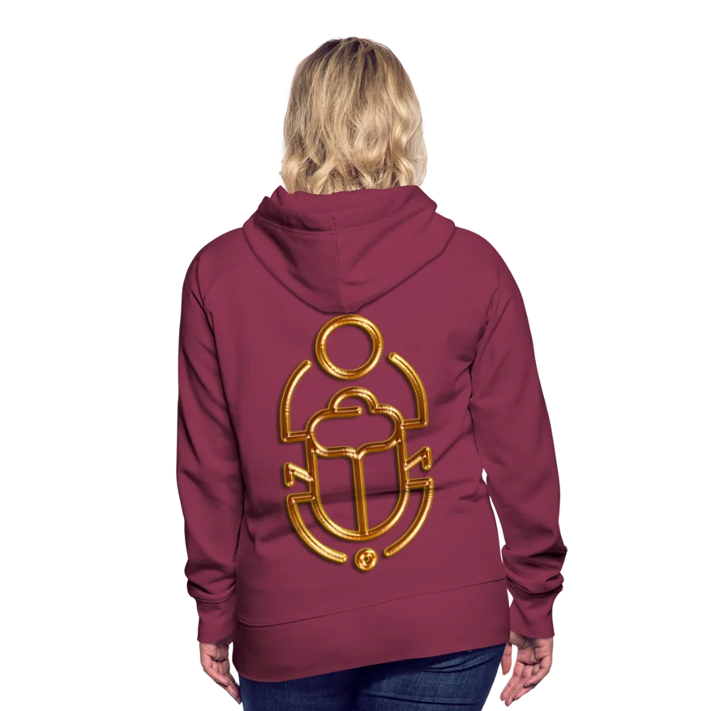 Brass Scarab 1 Women’s Premium Hoodie