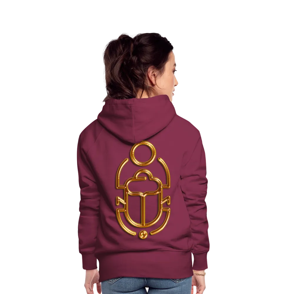 Brass Scarab 1 Women’s Premium Hoodie