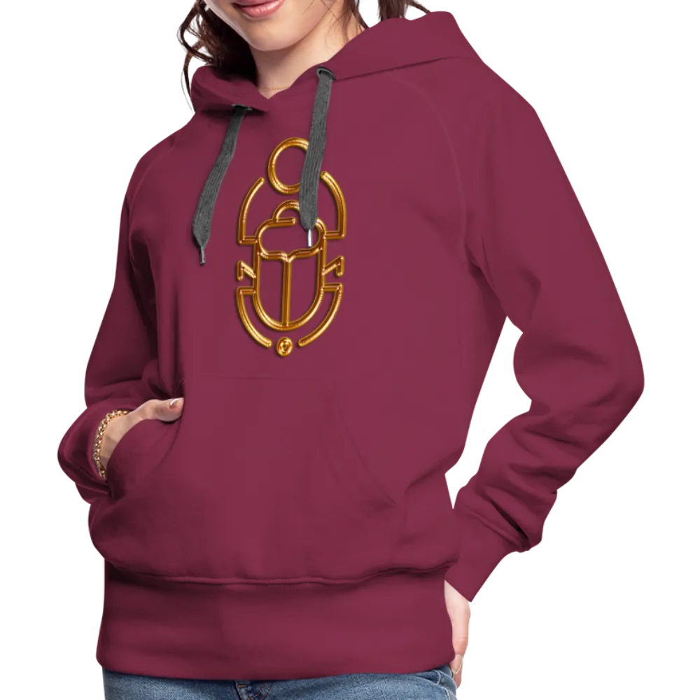 Brass Scarab 1 Women’s Premium Hoodie