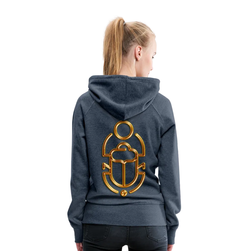 Brass Scarab 1 Women’s Premium Hoodie