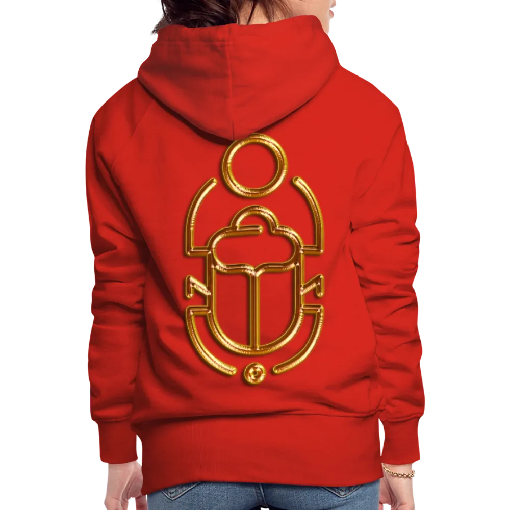 Brass Scarab 1 Women’s Premium Hoodie