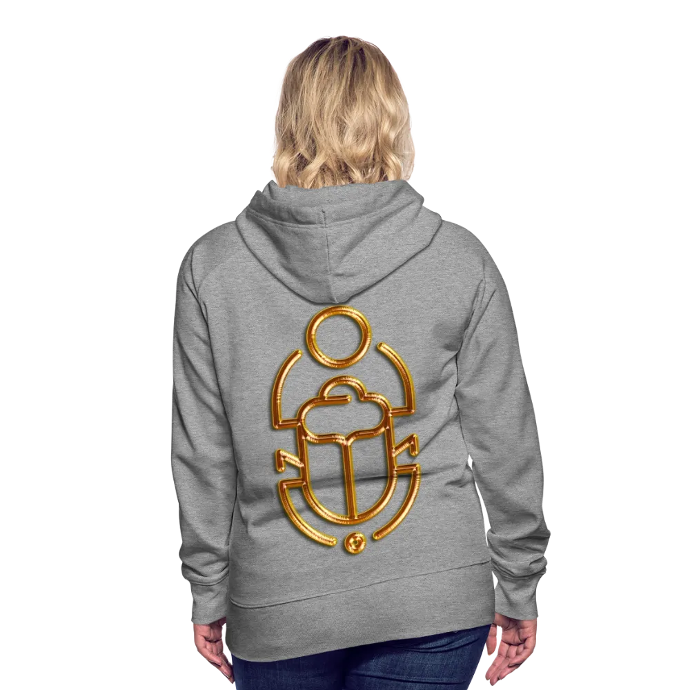 Brass Scarab 1 Women’s Premium Hoodie