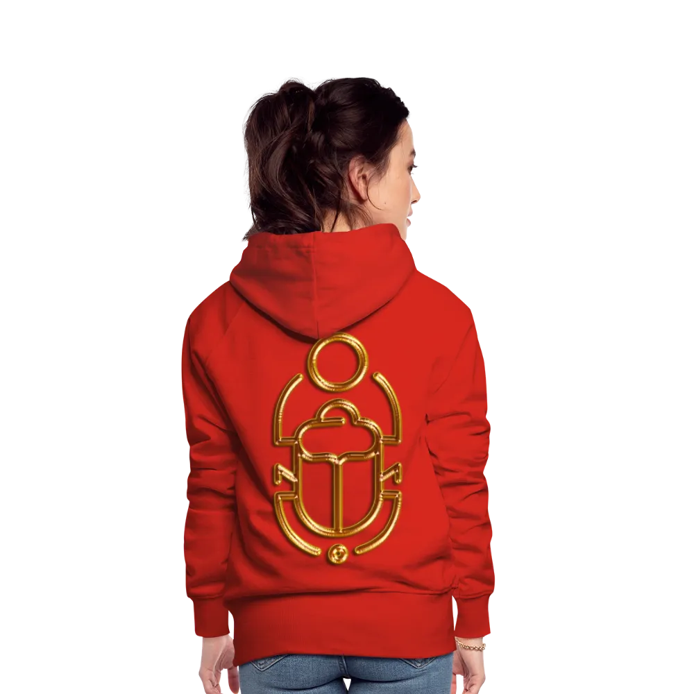 Brass Scarab 1 Women’s Premium Hoodie