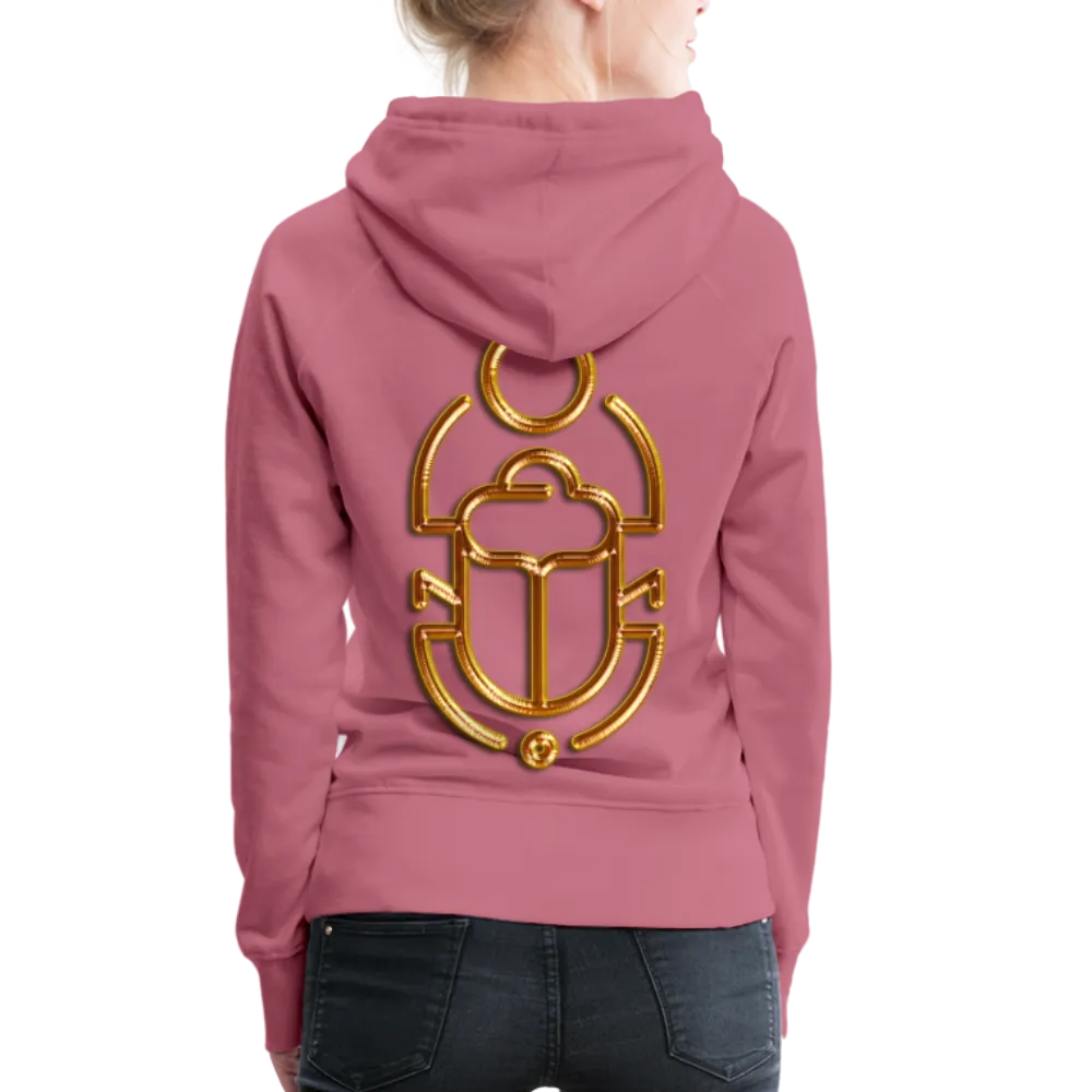 Brass Scarab 1 Women’s Premium Hoodie