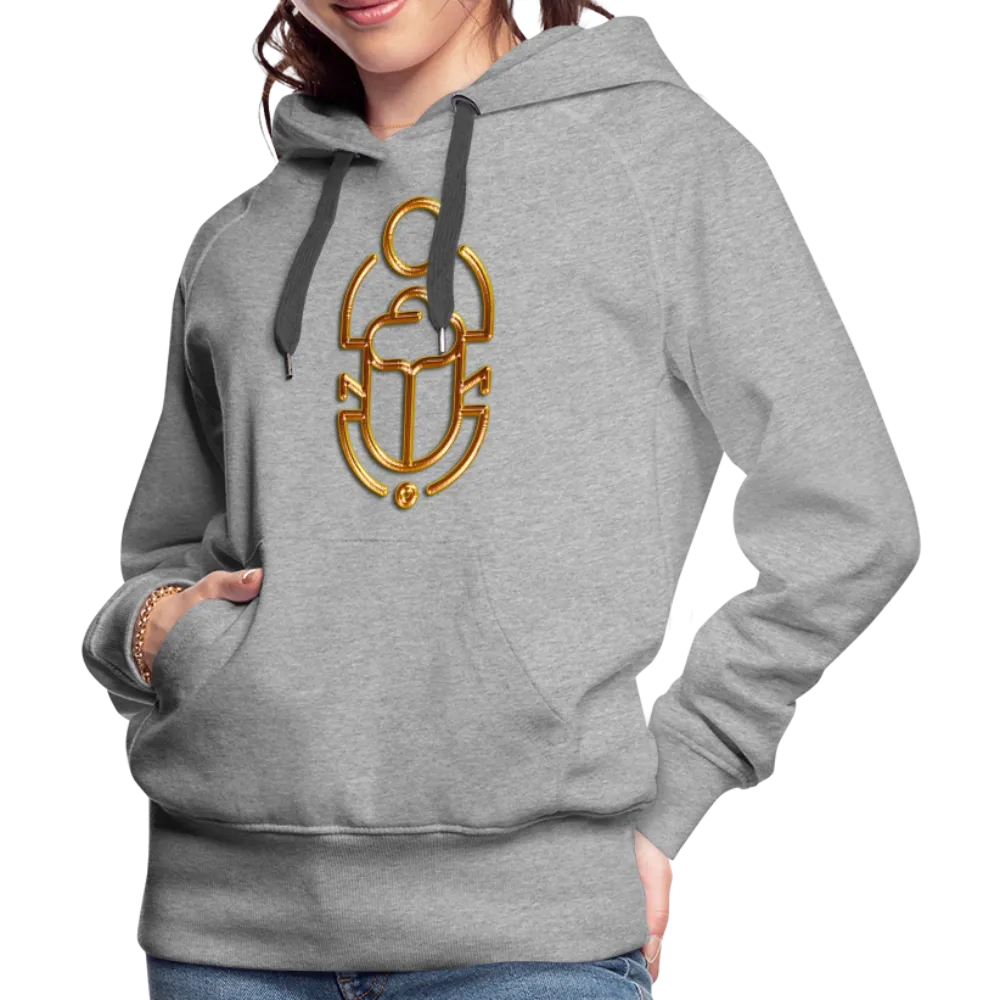 Brass Scarab 1 Women’s Premium Hoodie