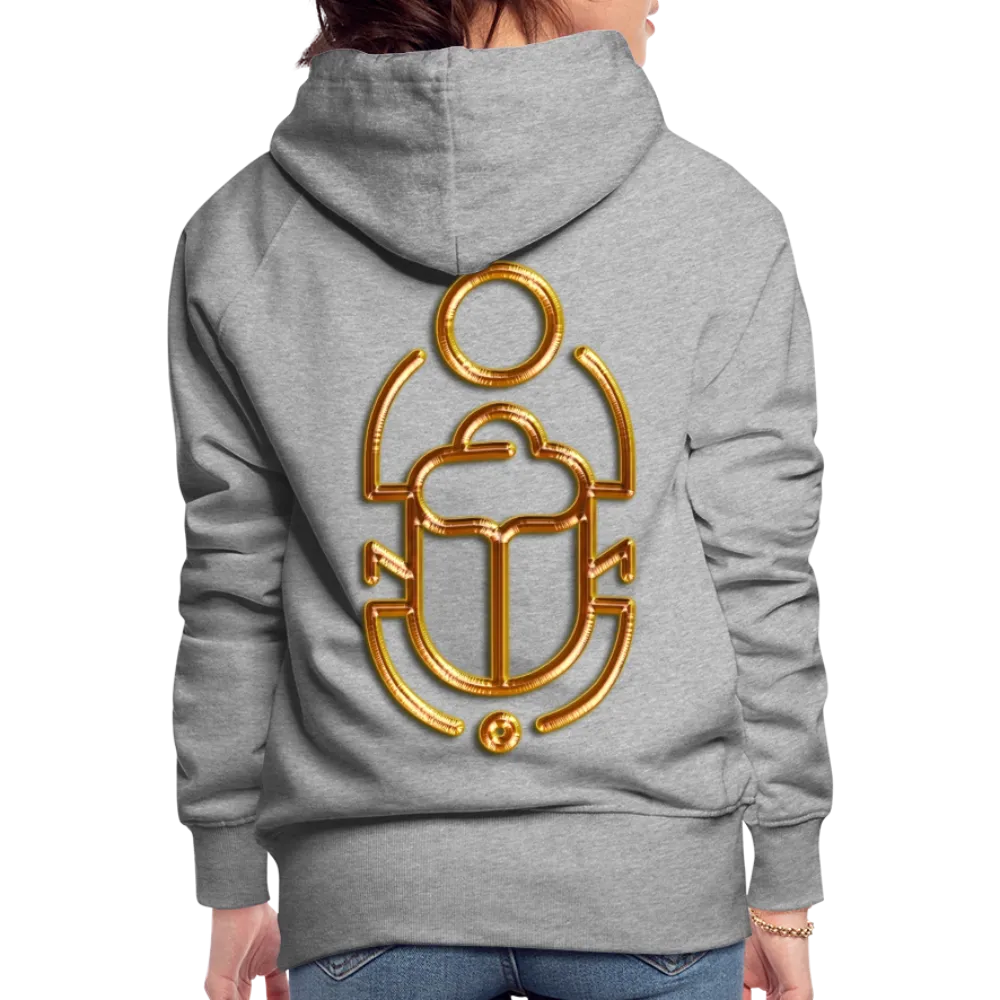 Brass Scarab 1 Women’s Premium Hoodie