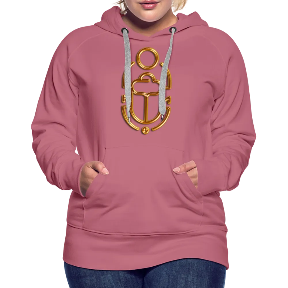 Brass Scarab 1 Women’s Premium Hoodie