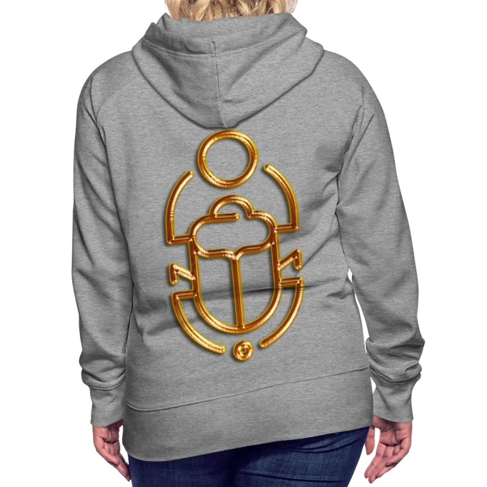 Brass Scarab 1 Women’s Premium Hoodie