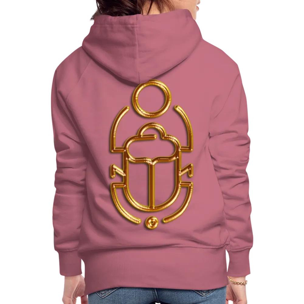 Brass Scarab 1 Women’s Premium Hoodie