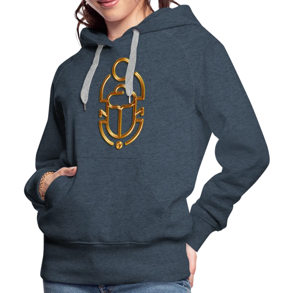 Brass Scarab 1 Women’s Premium Hoodie