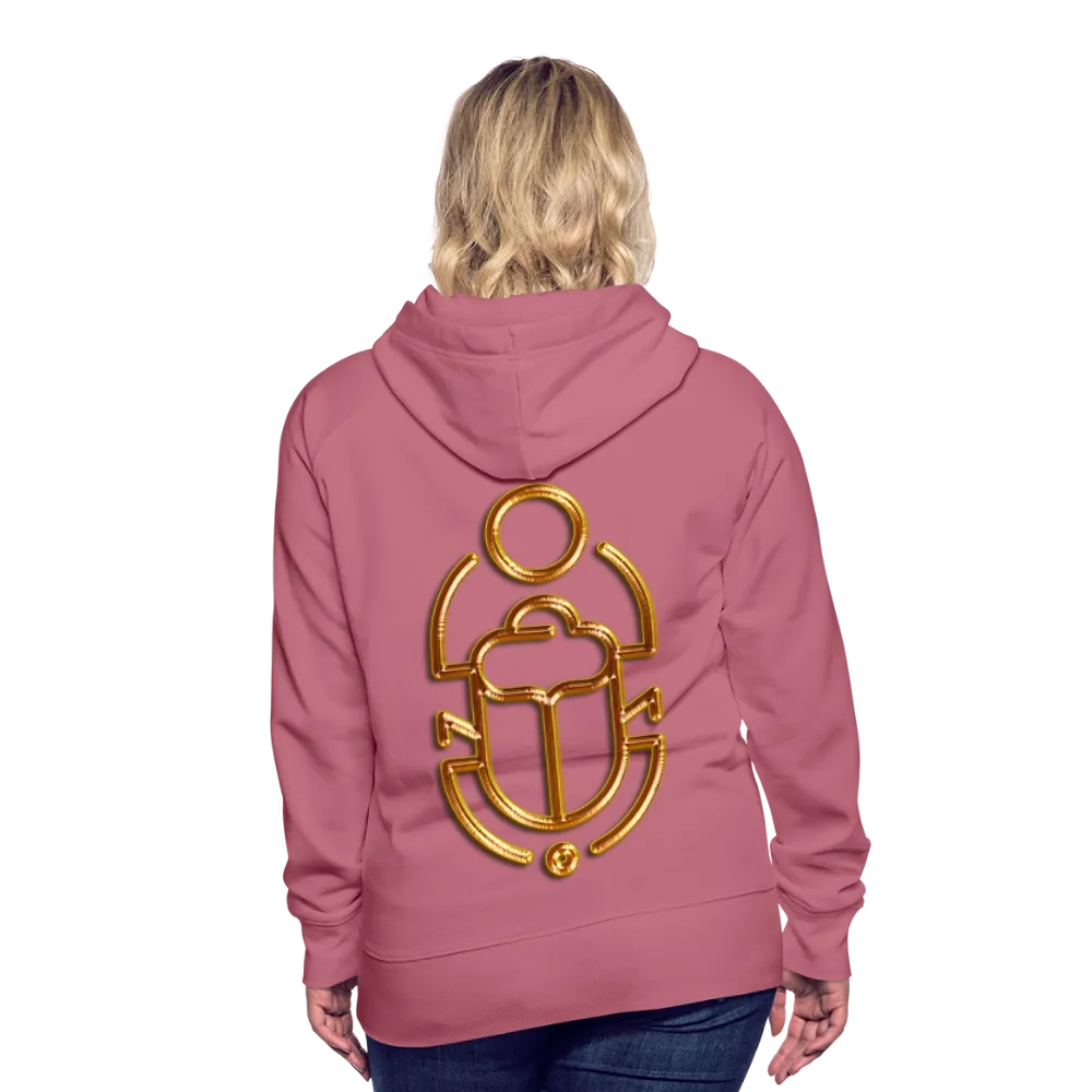 Brass Scarab 1 Women’s Premium Hoodie