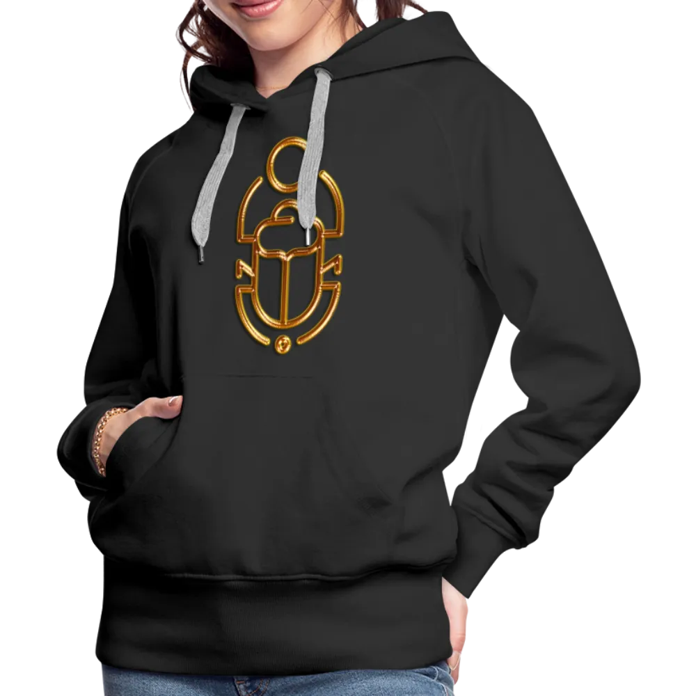 Brass Scarab 1 Women’s Premium Hoodie