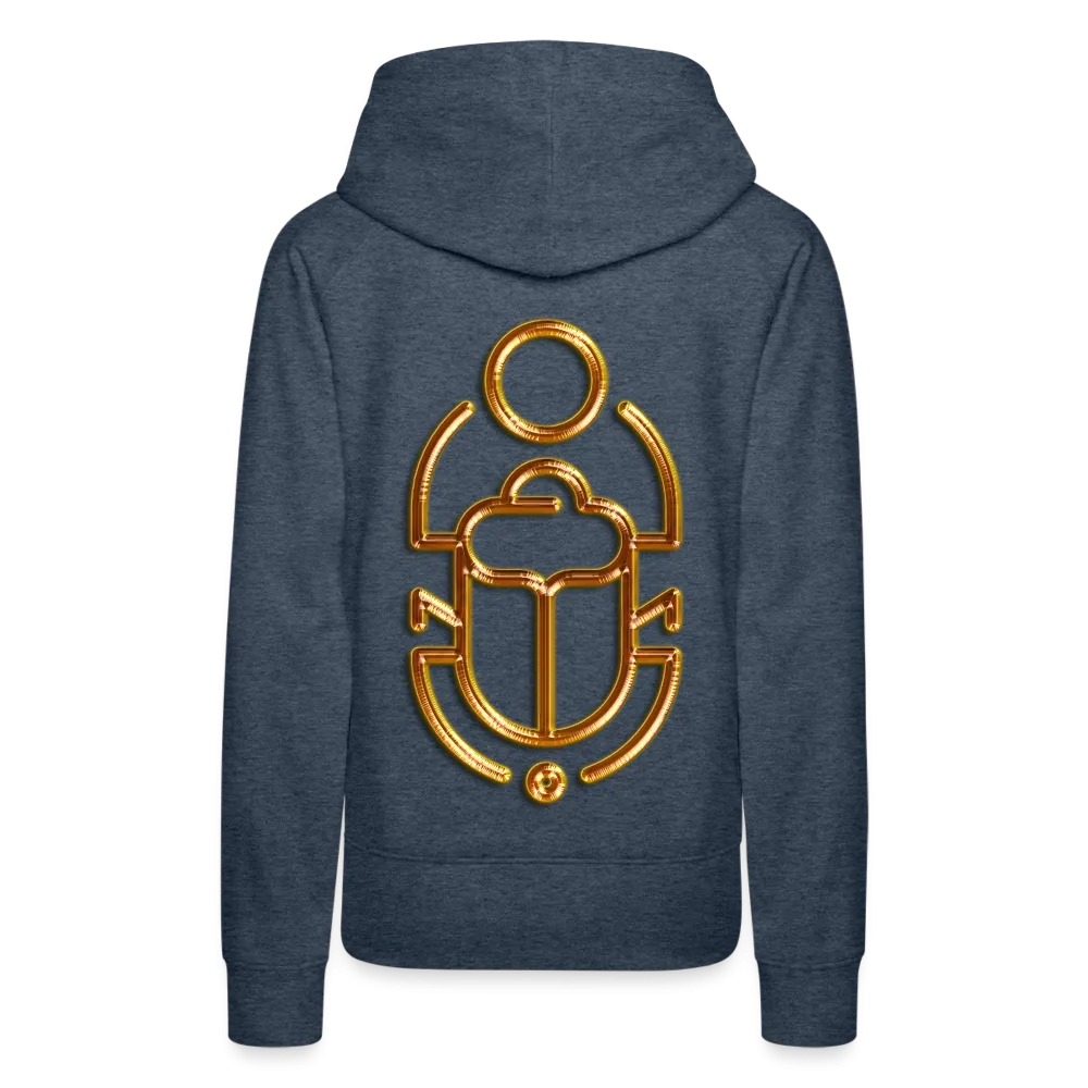 Brass Scarab 1 Women’s Premium Hoodie