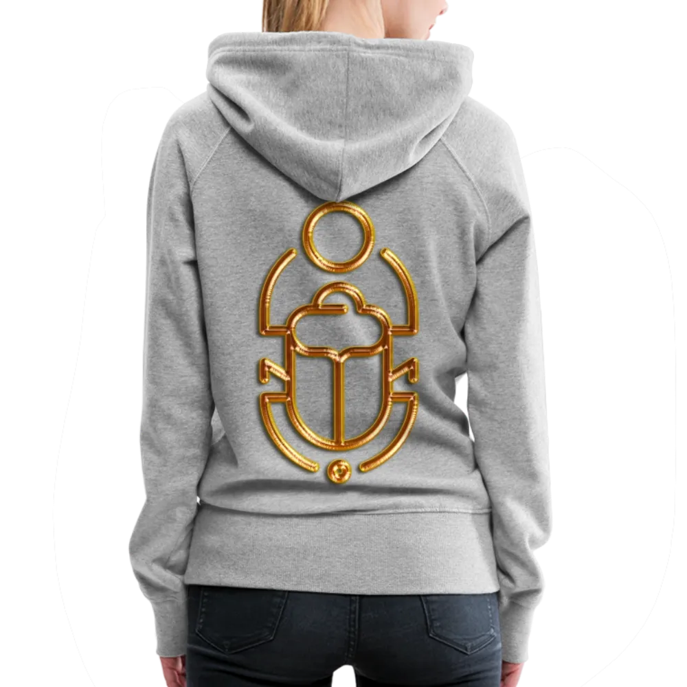 Brass Scarab 1 Women’s Premium Hoodie