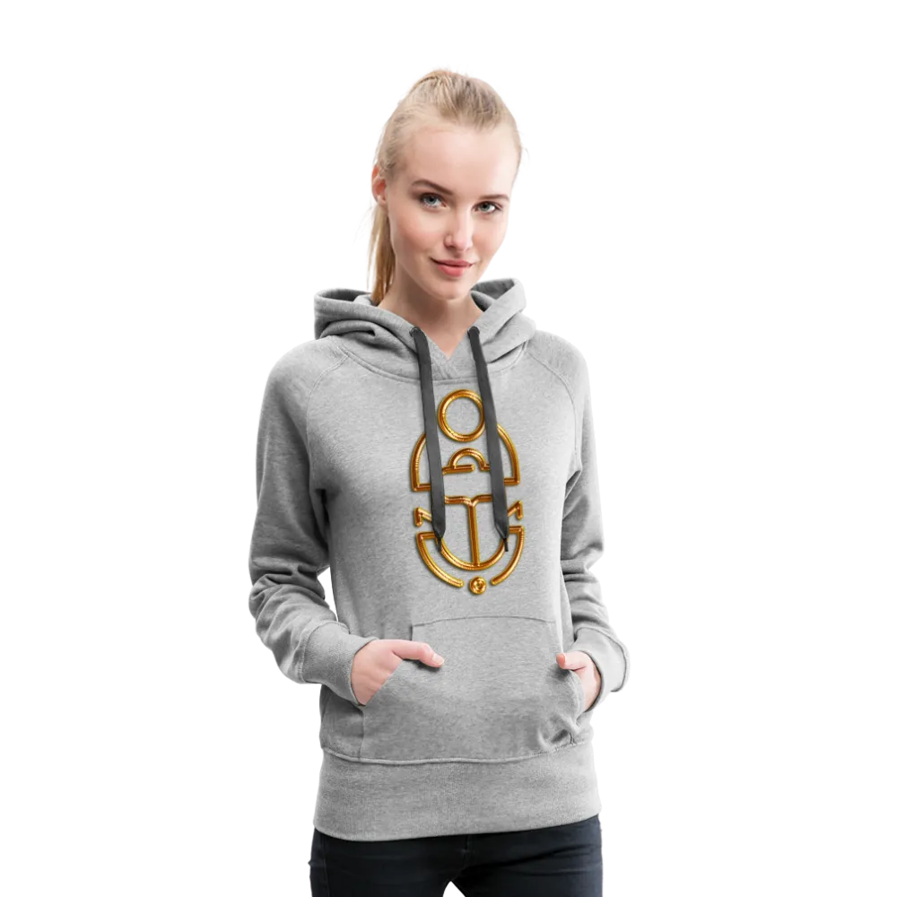 Brass Scarab 1 Women’s Premium Hoodie