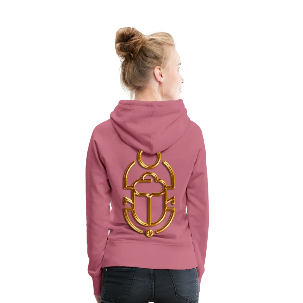 Brass Scarab 1 Women’s Premium Hoodie