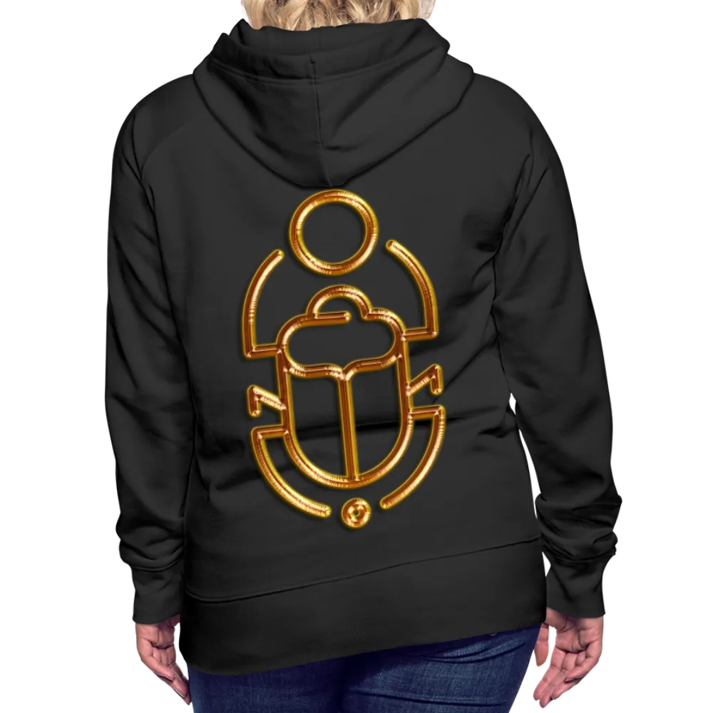 Brass Scarab 1 Women’s Premium Hoodie