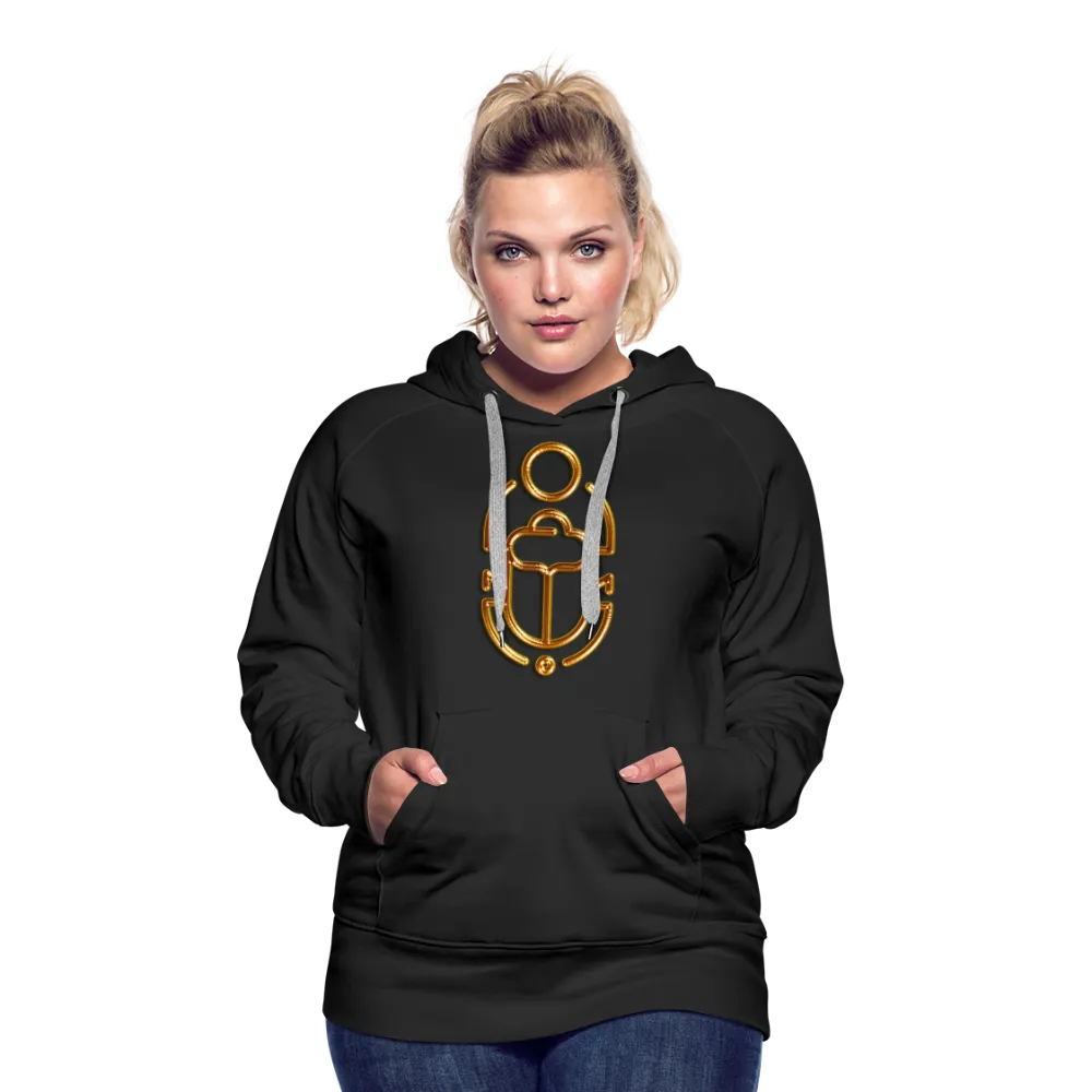 Brass Scarab 1 Women’s Premium Hoodie