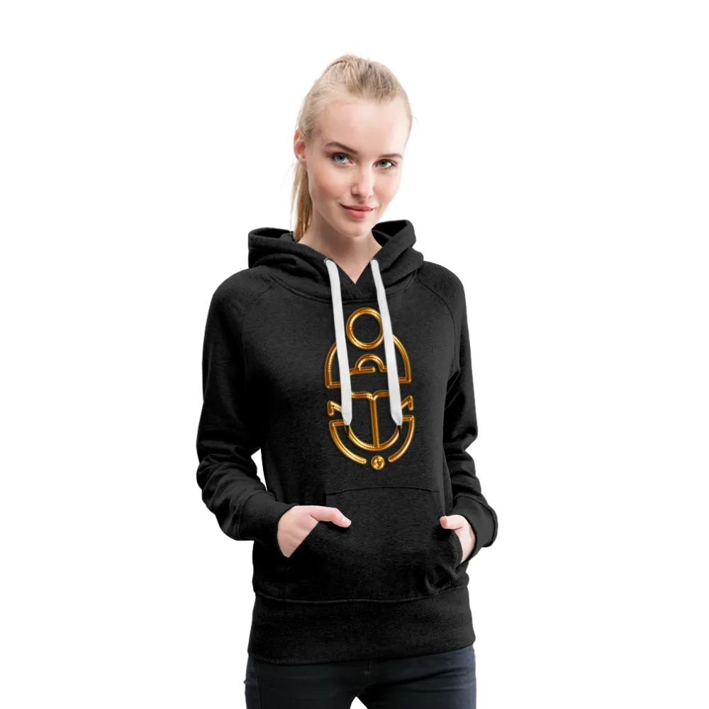 Brass Scarab 1 Women’s Premium Hoodie