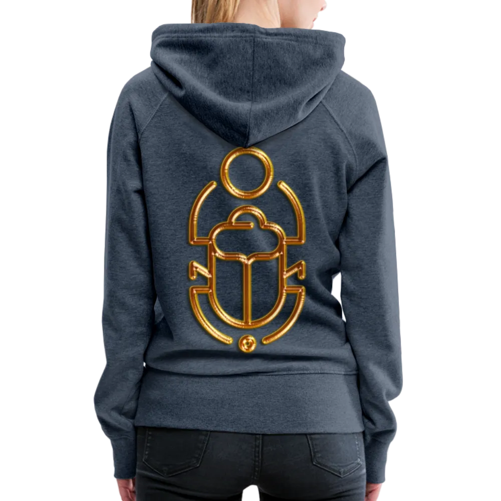 Brass Scarab 1 Women’s Premium Hoodie