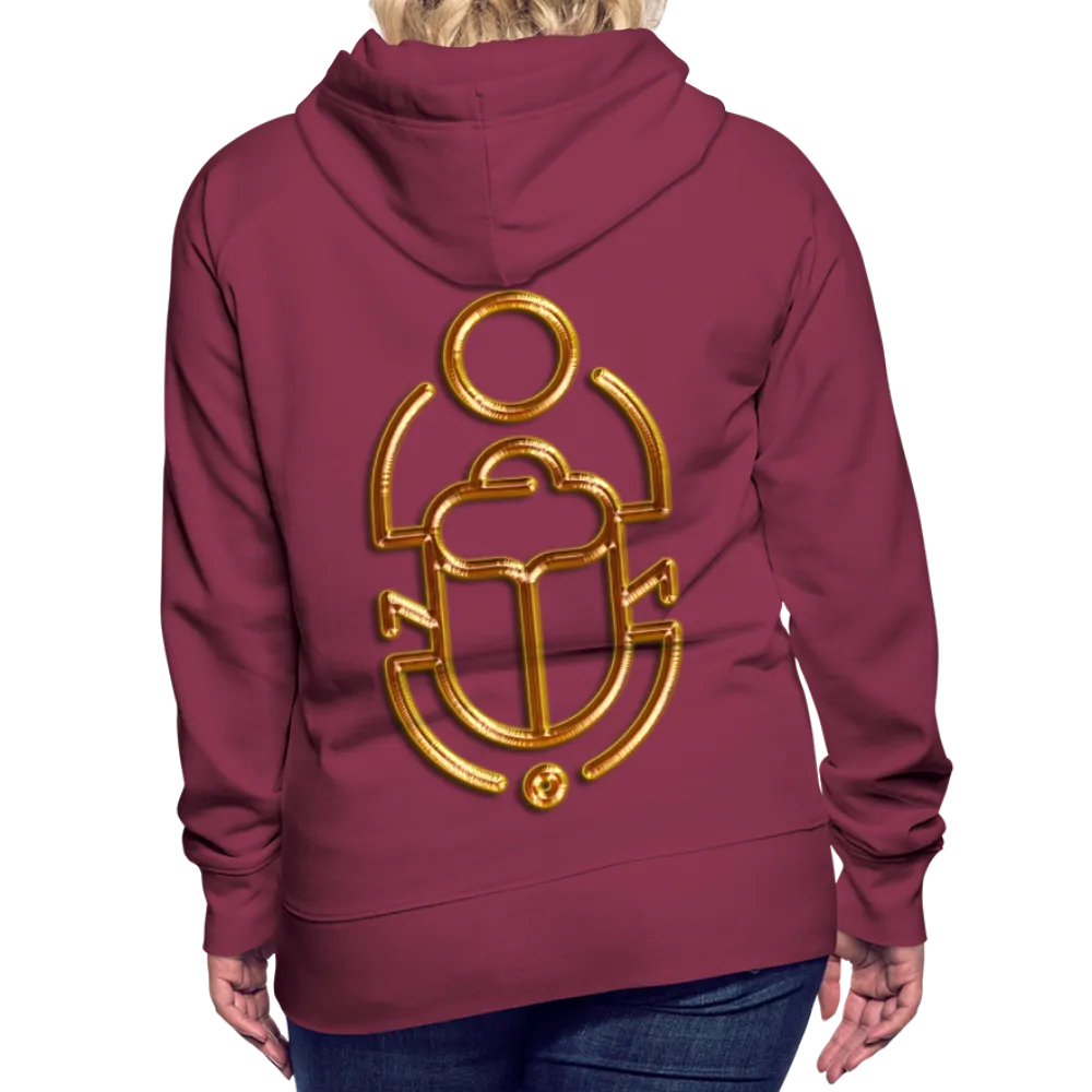 Brass Scarab 1 Women’s Premium Hoodie