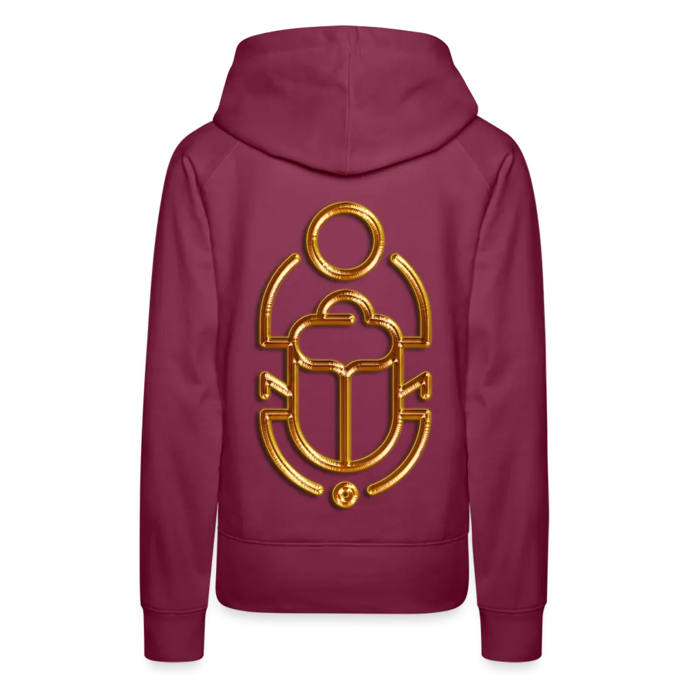 Brass Scarab 1 Women’s Premium Hoodie