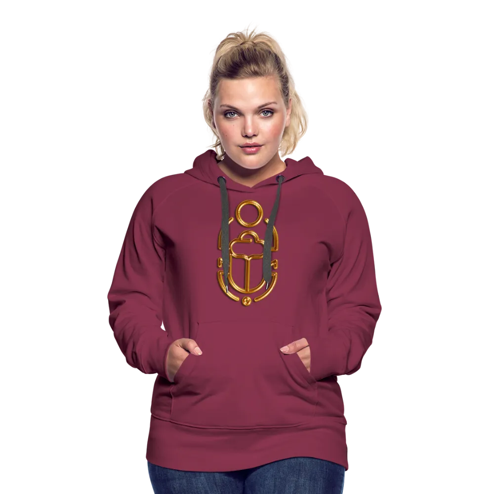 Brass Scarab 1 Women’s Premium Hoodie