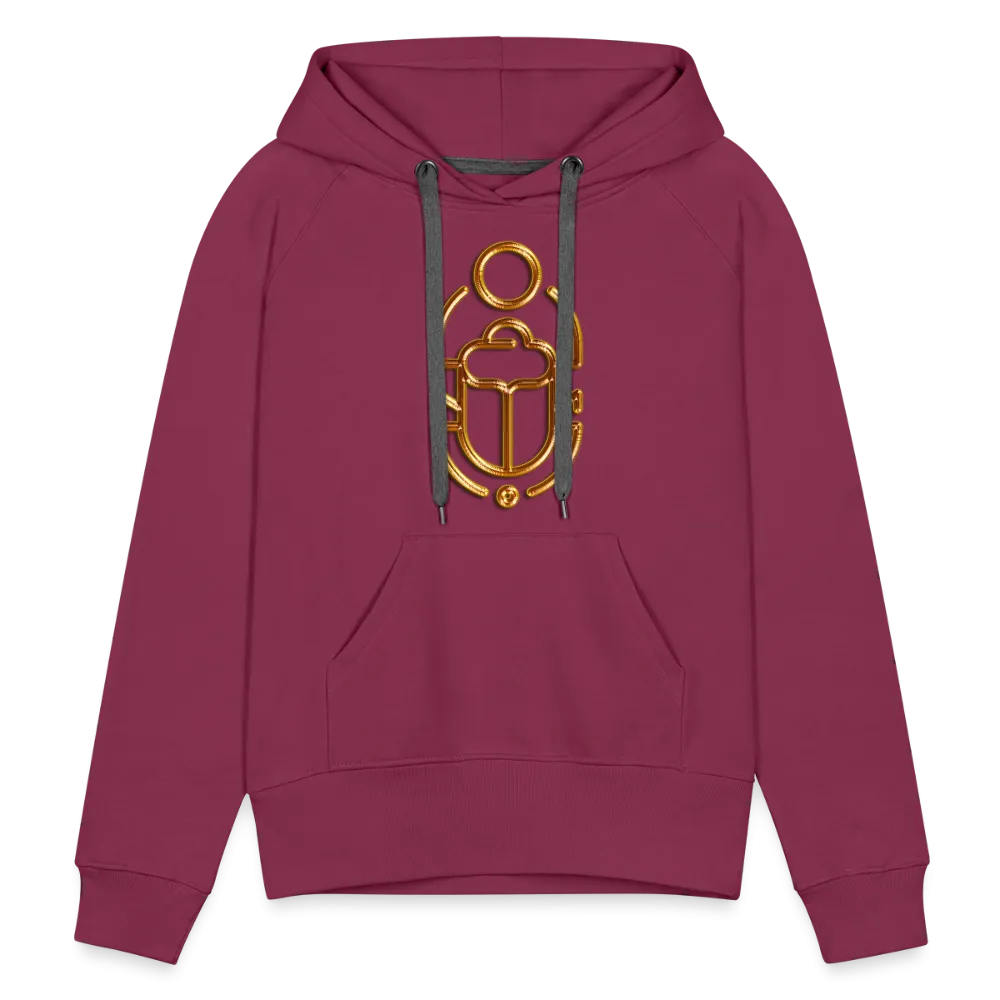 Brass Scarab 1 Women’s Premium Hoodie