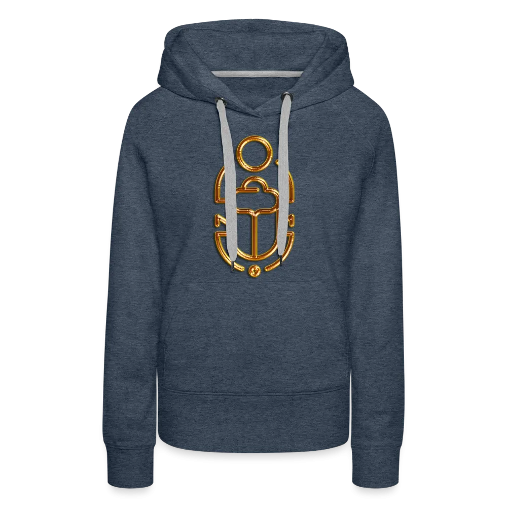 Brass Scarab 1 Women’s Premium Hoodie