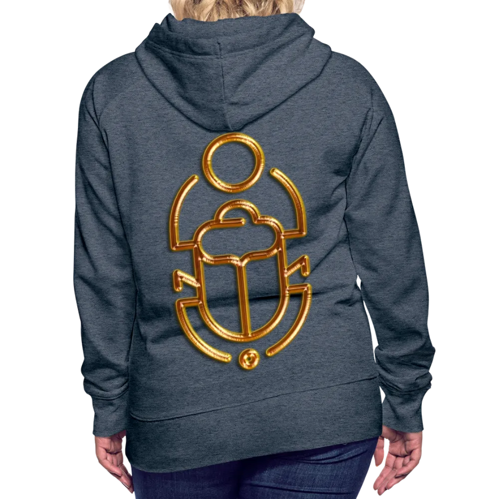 Brass Scarab 1 Women’s Premium Hoodie