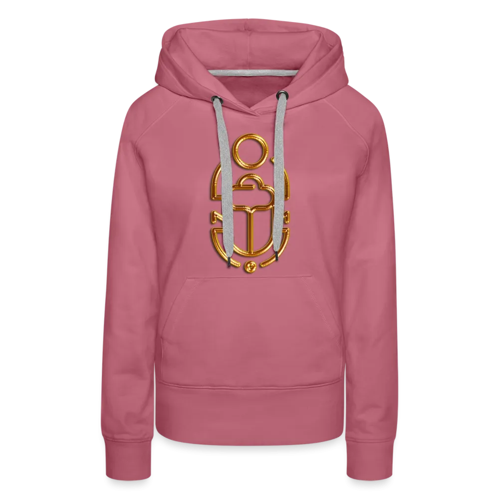 Brass Scarab 1 Women’s Premium Hoodie